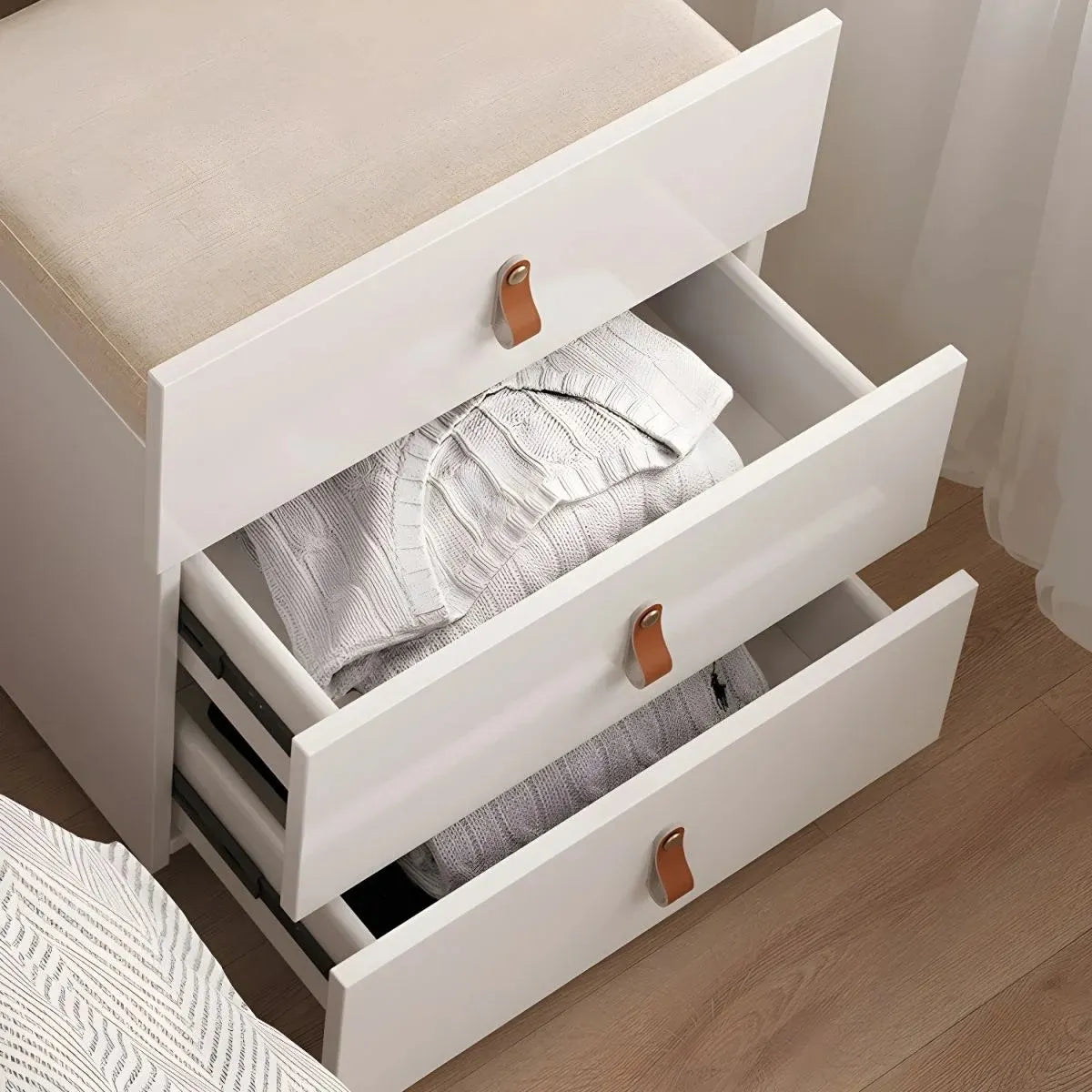 Ivory - Foldbar spejl Make-upbord