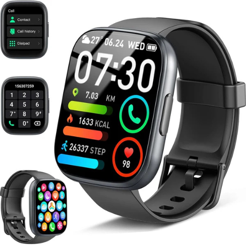 SmartWatch – Multifunktionelt smartur med Bluetooth-opkald og sundhedsovervågning