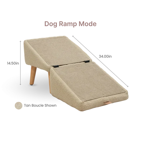 PawRest® - Rampe til hunde + puf