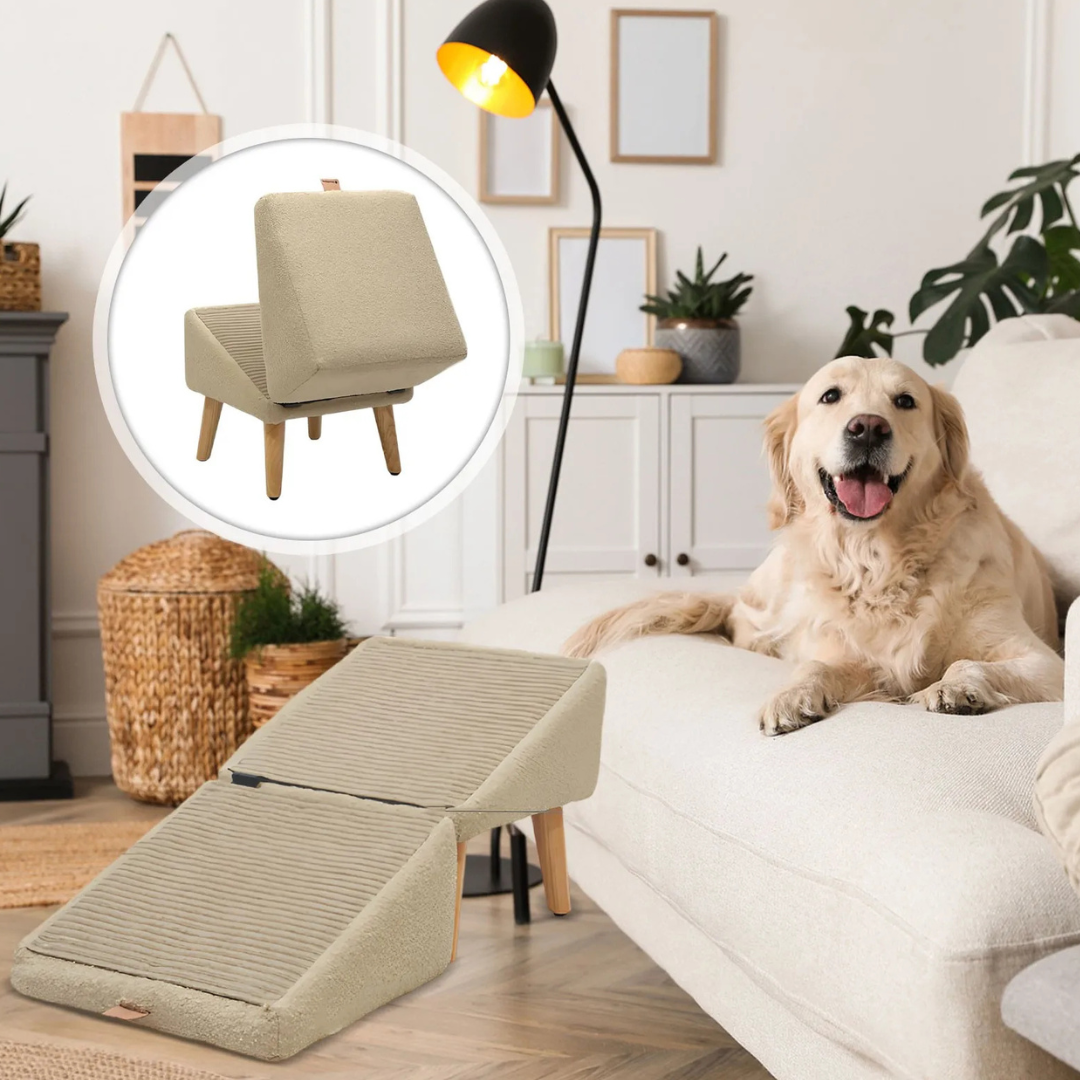 PawRest® - Rampe til hunde + puf