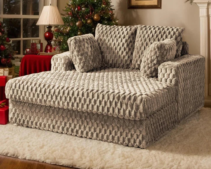 DreamLounge® XL - Selvoppustelig sofa i ruskind