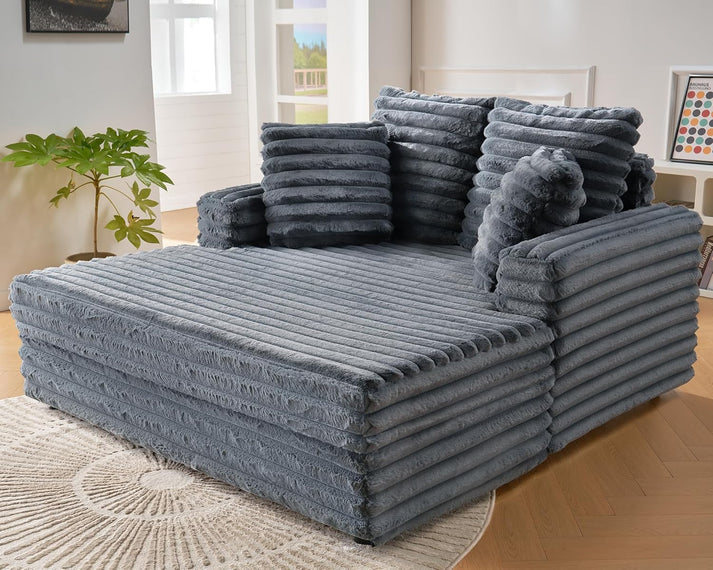 DreamLounge® XL - Selvoppustelig sofa i ruskind