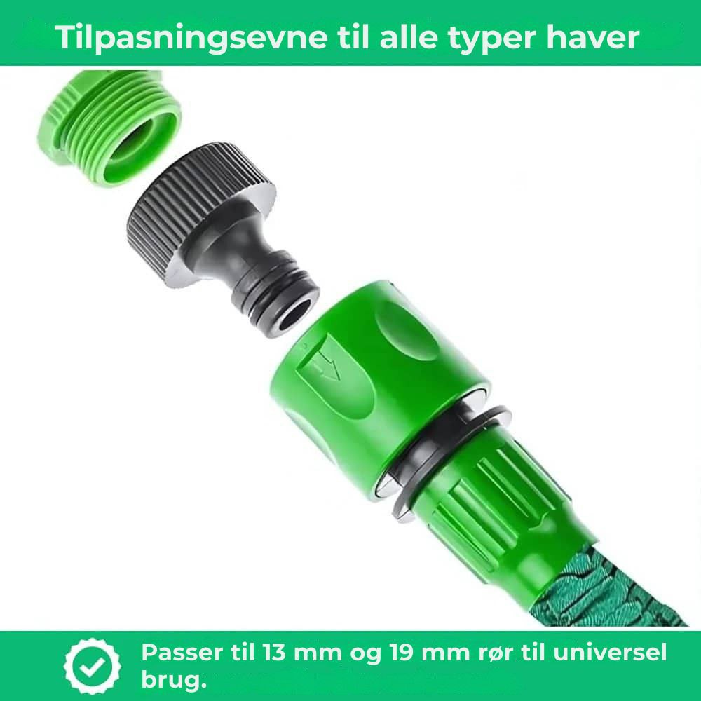 Aquaflex|Udtrækkelig haveslange|8 højtryksstråleindstillinger