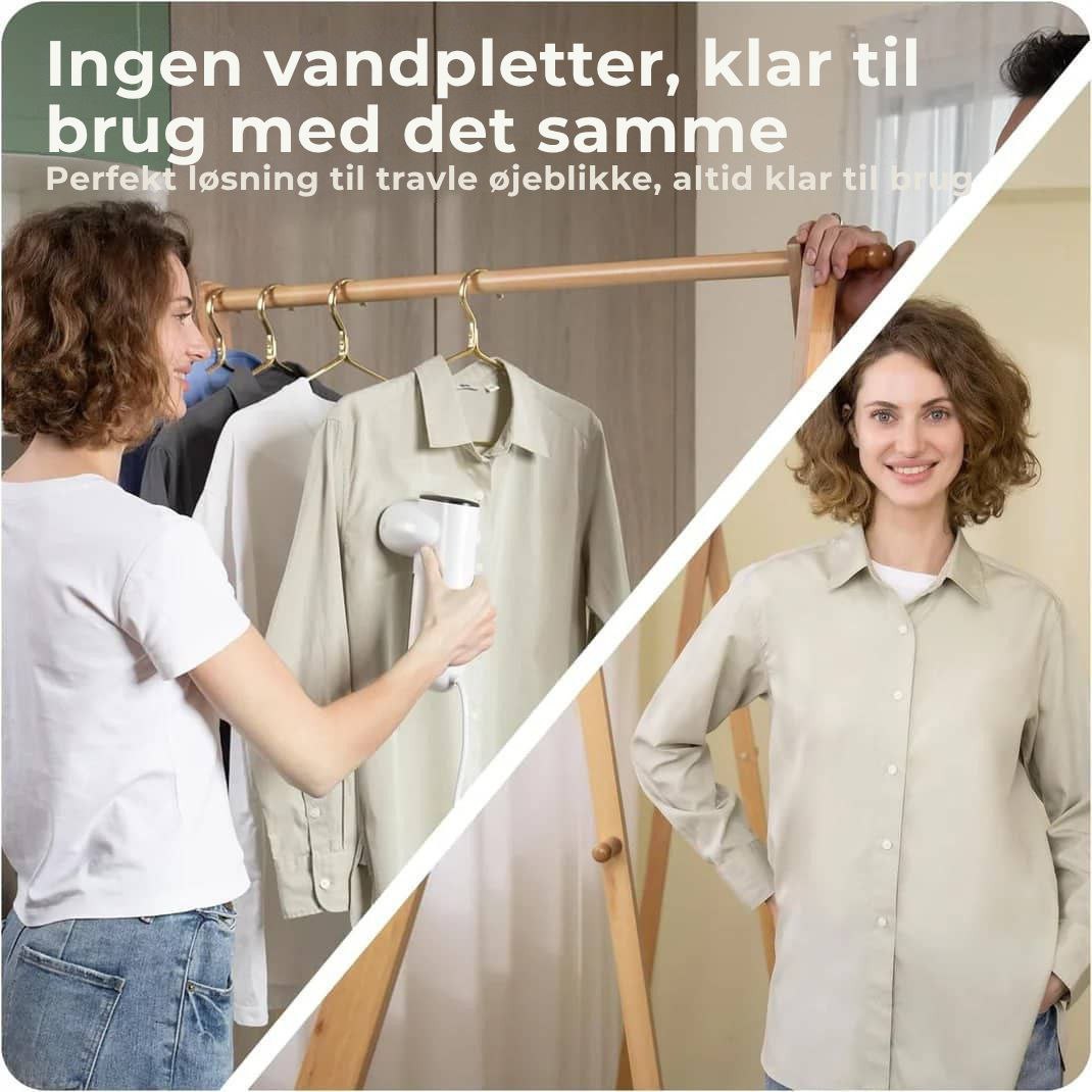 STEAMIFY™ Professionelt dampstrygejern med sugefunktion – Ingen folder på få sekunder