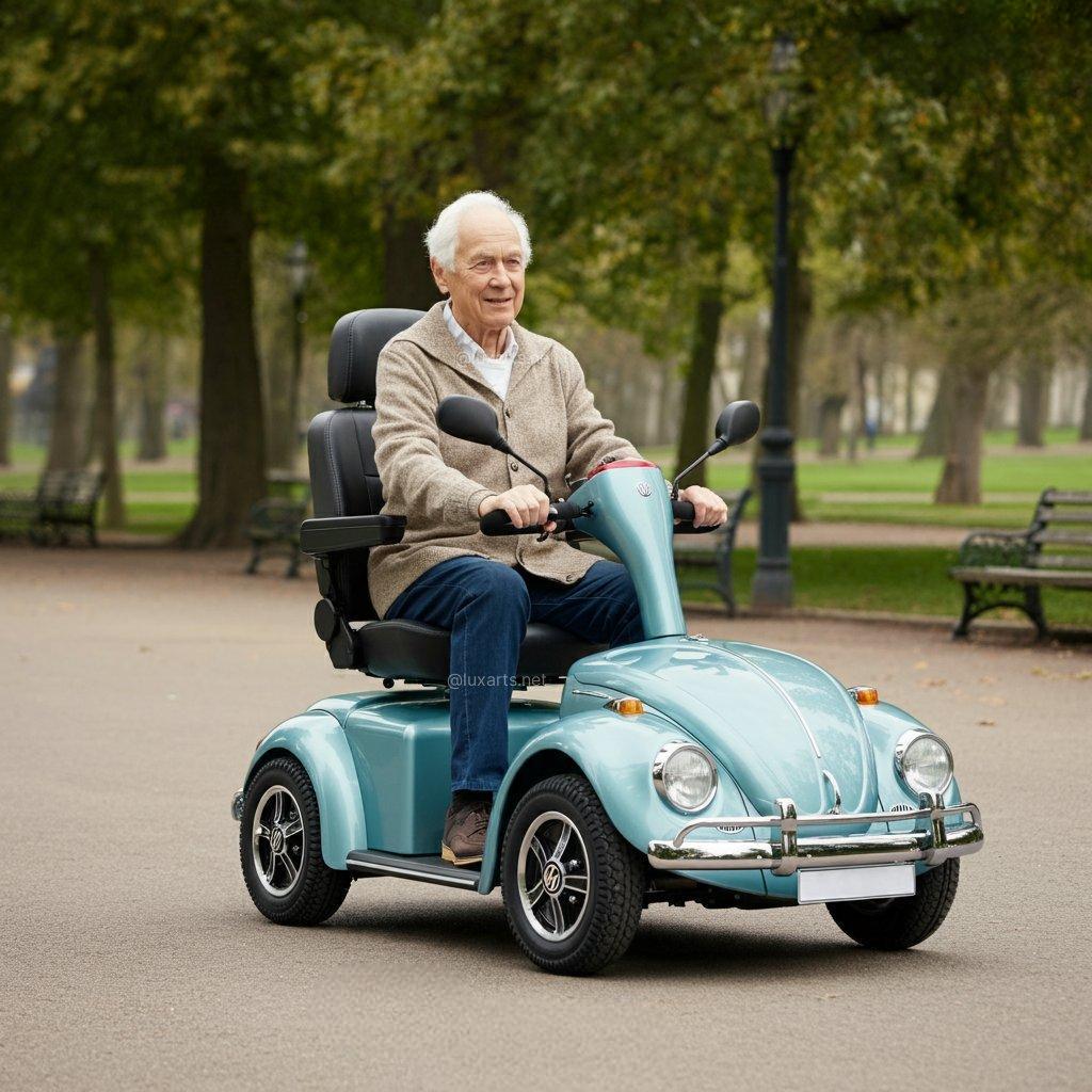 Beetle-inspireret mobilitetsscooter