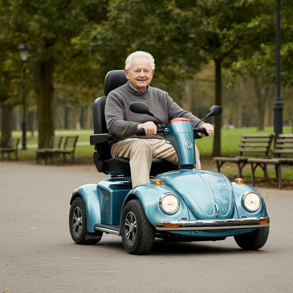 Beetle-inspireret mobilitetsscooter