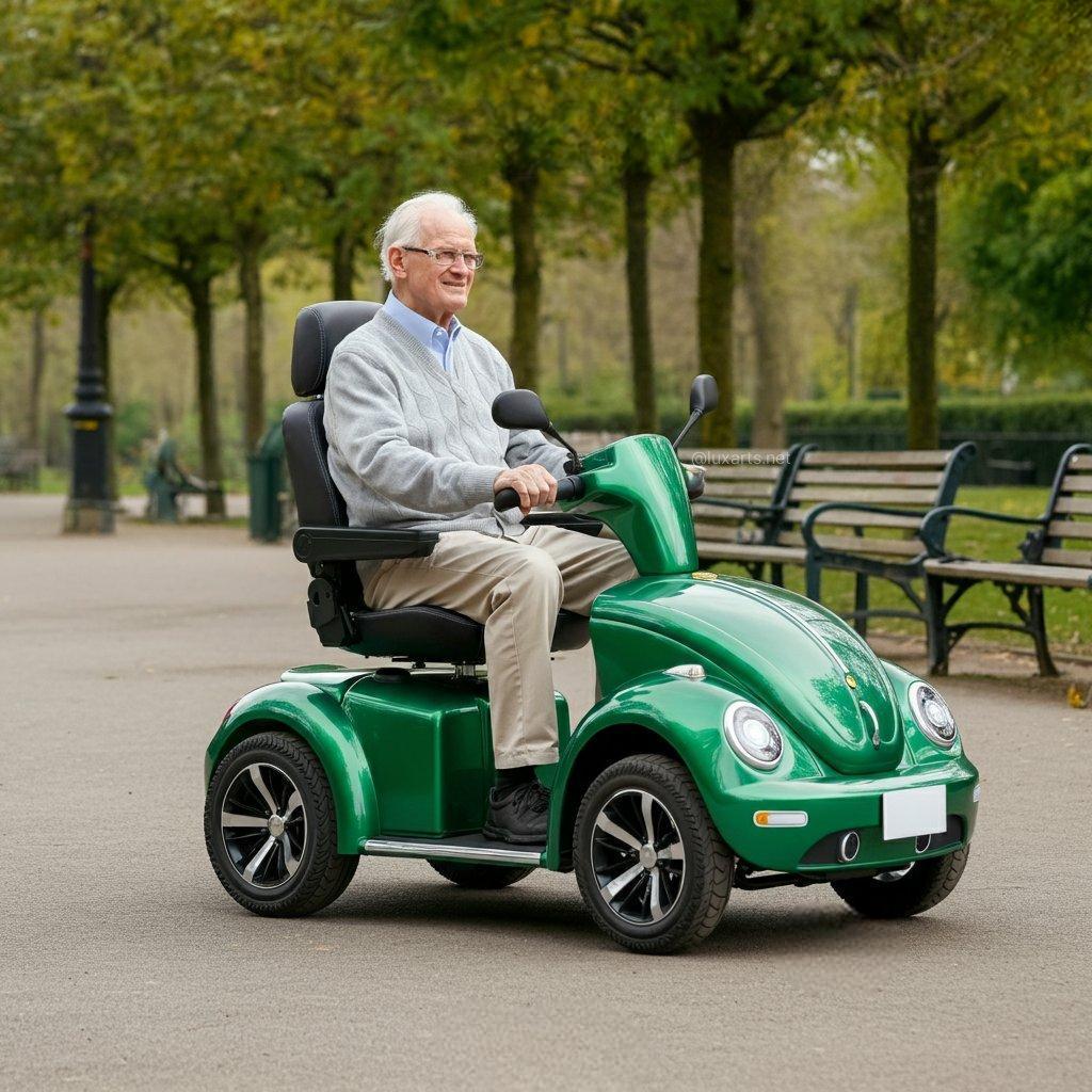 Beetle-inspireret mobilitetsscooter