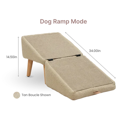 PawRest® - Rampe til hunde + puf