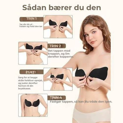 Sæt med 2 selvklæbende push-up bh'er