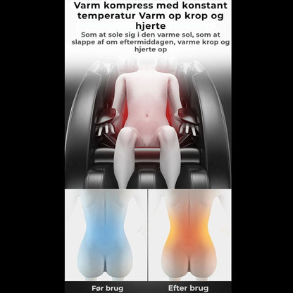 Massagestol A5 - Varmeterapi, AI-styring, Zero Gravity & Touchskærm