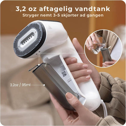 STEAMIFY™ Professionelt dampstrygejern med sugefunktion – Ingen folder på få sekunder