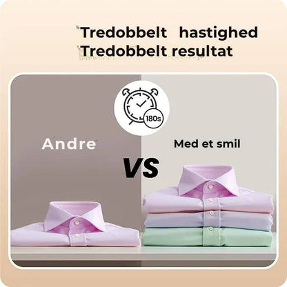 STEAMIFY™ Professionelt dampstrygejern med sugefunktion – Ingen folder på få sekunder