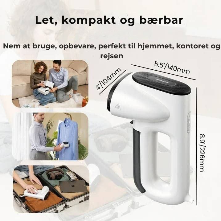 STEAMIFY™ Professionelt dampstrygejern med sugefunktion – Ingen folder på få sekunder